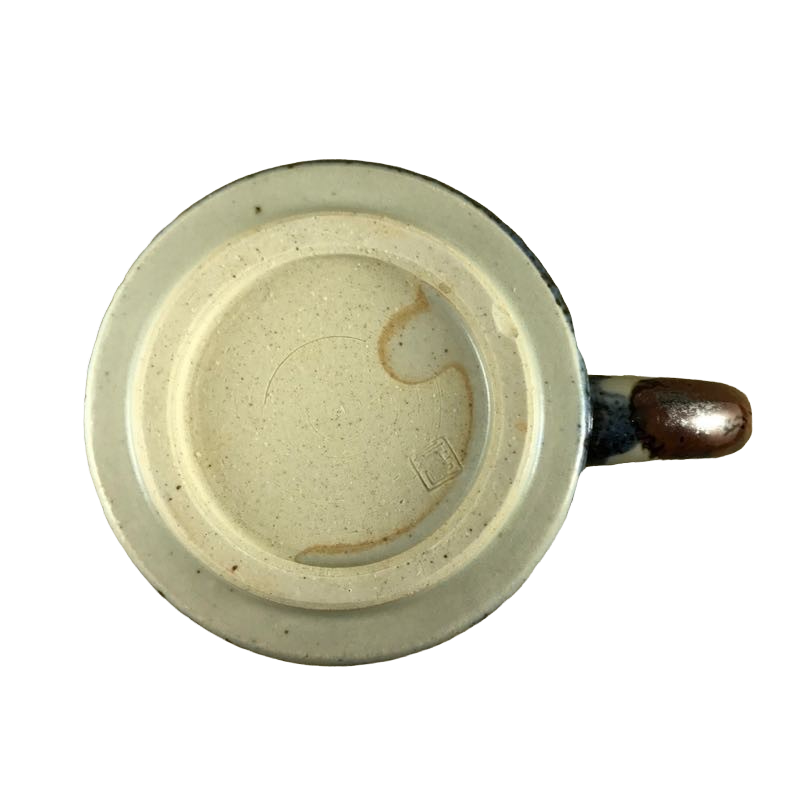 Vintage Abstract Square Grid And X's Mug