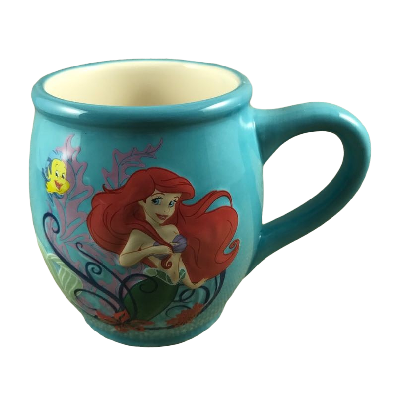 Ariel The Little Mermaid And Flounder The Fish Mug Disney – Mug Barista