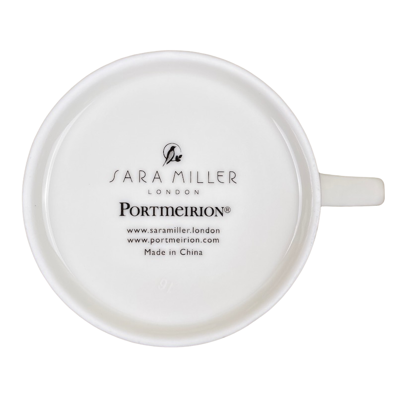 Sara Miller London Chelsea Collection Birds In Moon Mug Portmeirion