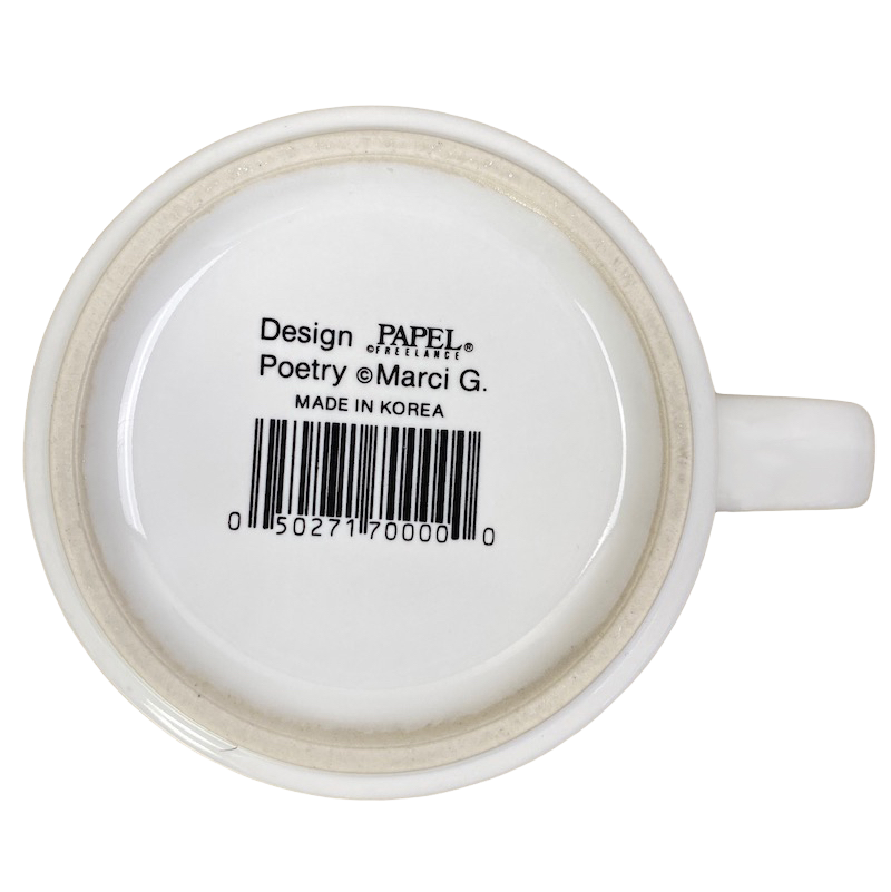 JANET Poetry Name Purple Interior Mug Papel