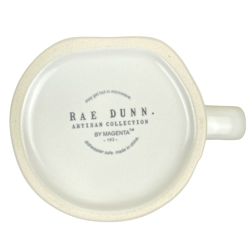 Rae Dunn Artisan Collection SAN FRAN Mug Orange Inside Magenta NEW