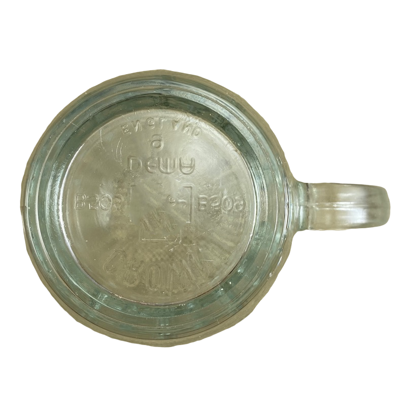 Dimpled Glass B509 Mug Crown Dema