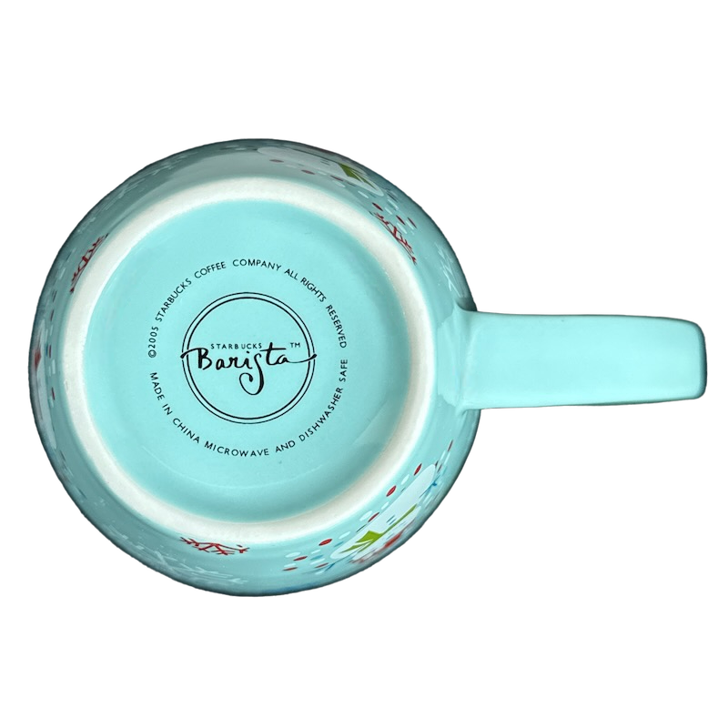 Snowmen & Snowflakes Barista Mug 2005 Starbucks