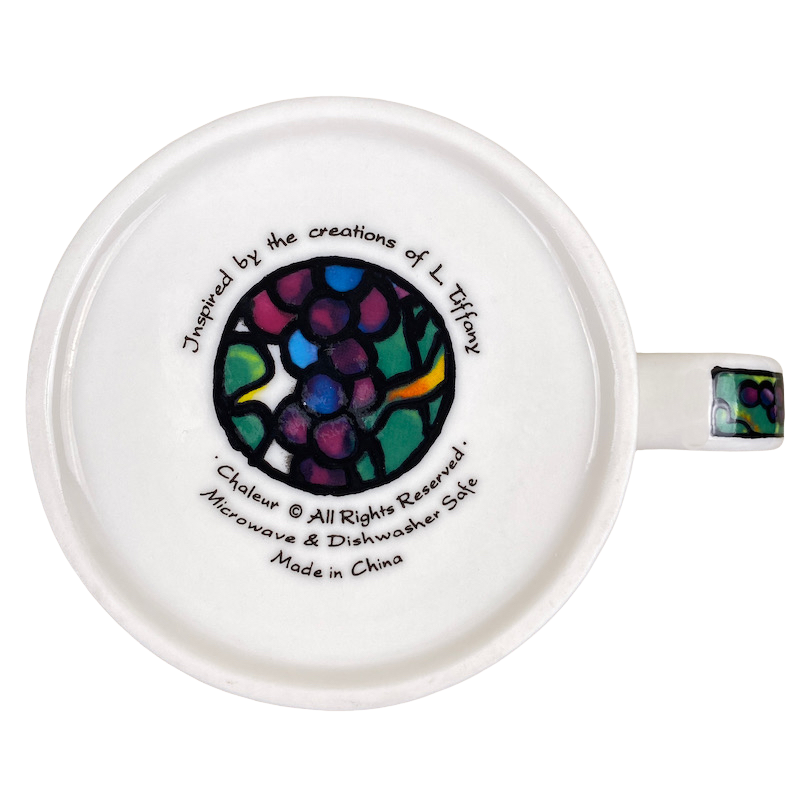 Stained Glass Inspired By The Designs Of Louis Comfort Tiffany Mug Chaleur
