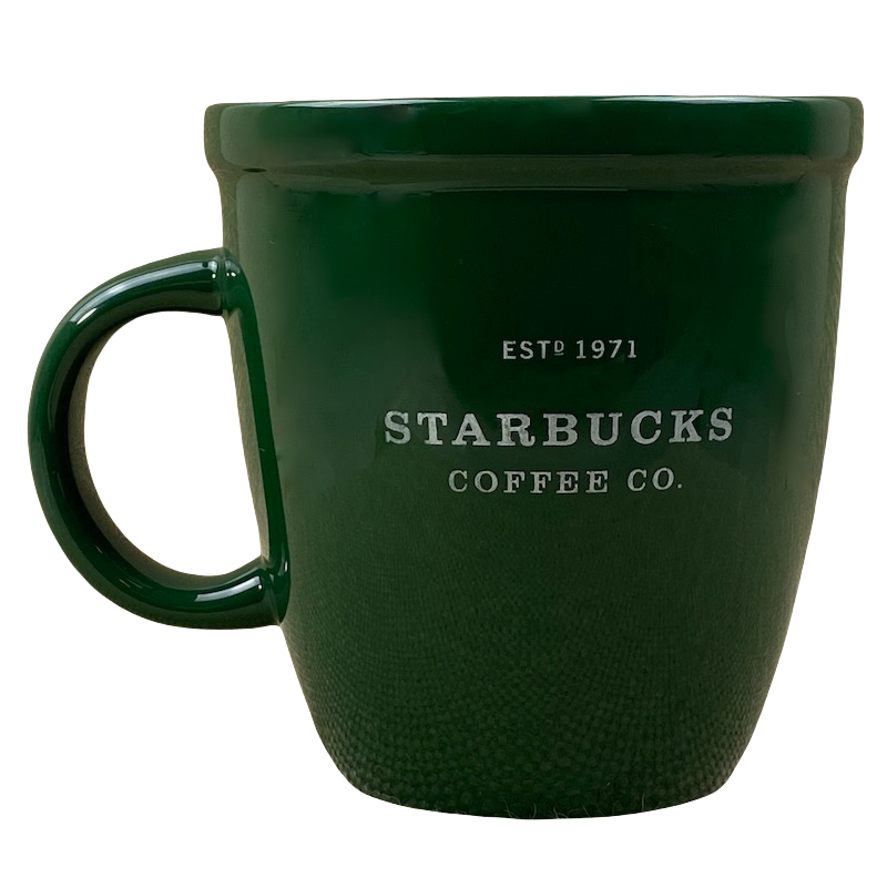 ESTD 1971 Barista Abbey Large Green With White Lettering Mug 2007 Starbucks
