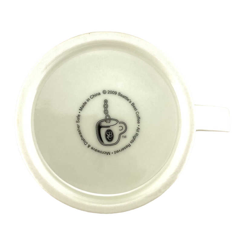 Coffee Lovin' Snowman Mug Seattle's Best Coffee