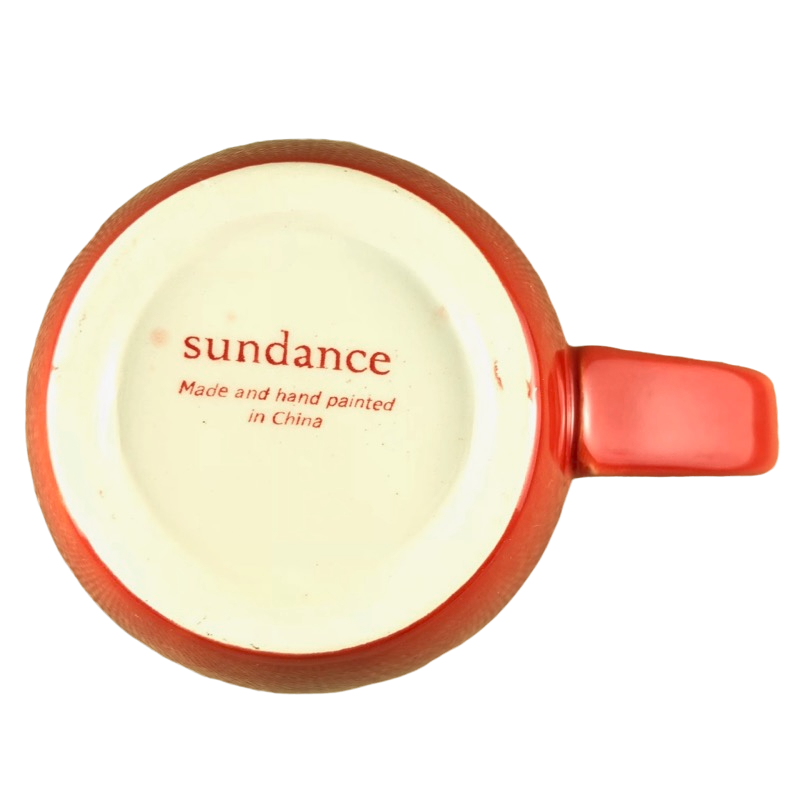 Peace Sign Red Mug Sundance