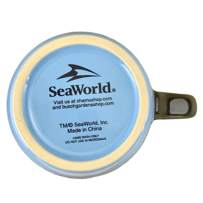 Whale Silhouettes Jeweled Mug SeaWorld