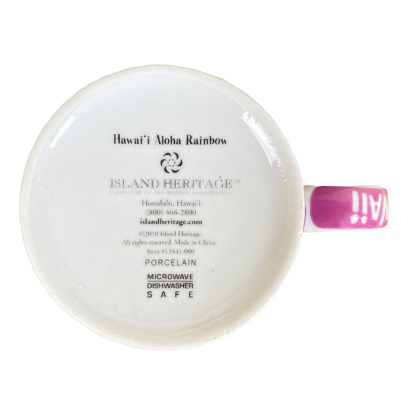 Hawai'i Aloha Rainbow Mug Island Heritage