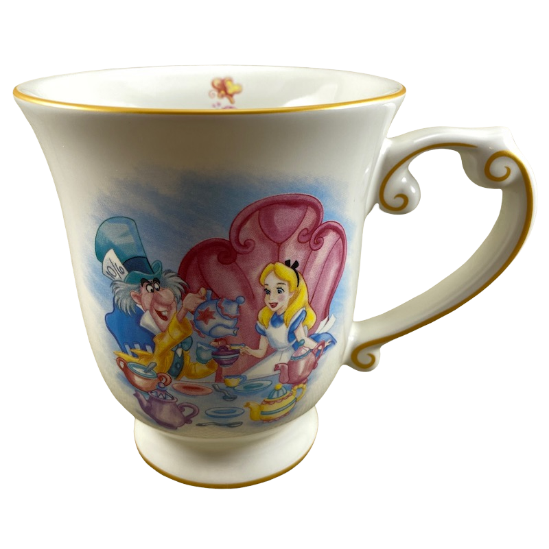 Disney Parks Exclusive - Ceramic Coffee Mug - Alice in Wonderland Mad Tea  Party Teacup w/ Saucer - Green