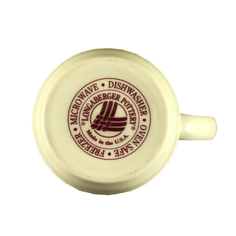 Woven Traditions Red Mug Longaberger