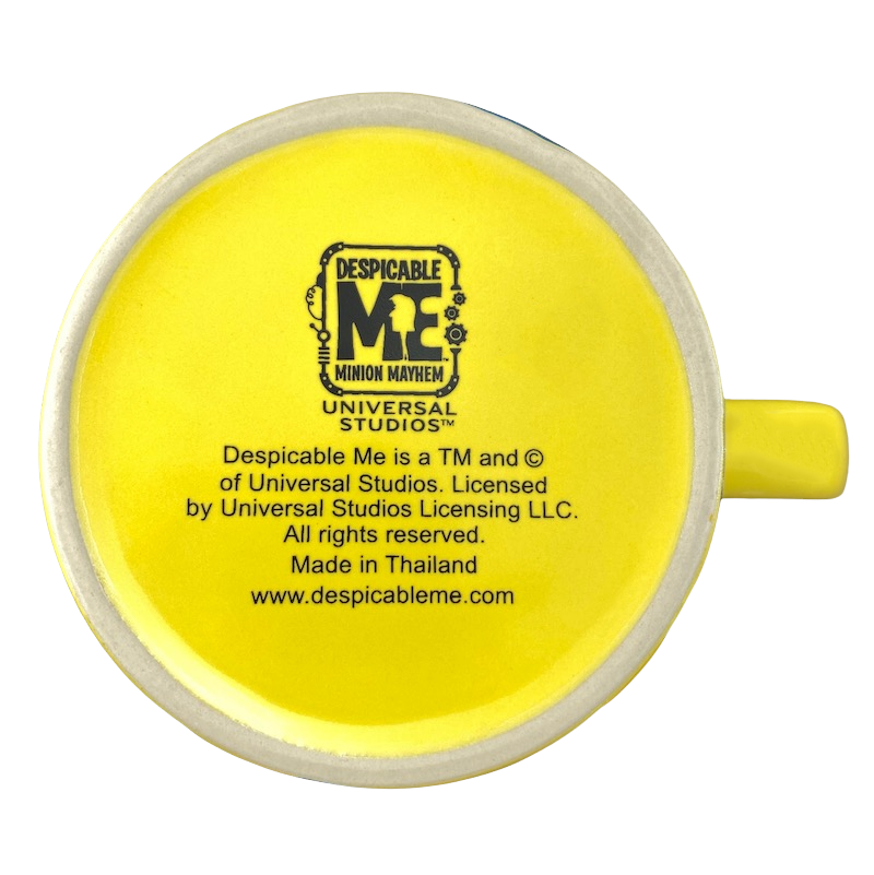 Despicable Me Minion Mayhem Embossed Universal Studios Mug