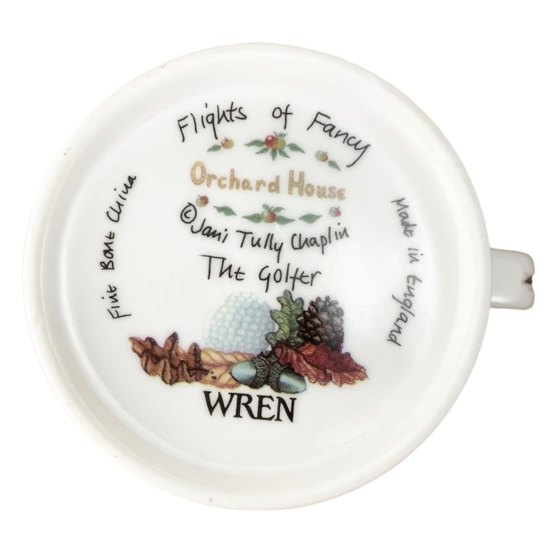 The Golfer Flights Of Fancy Orchard House Jami Tully Chaplin Mug Wren Giftware