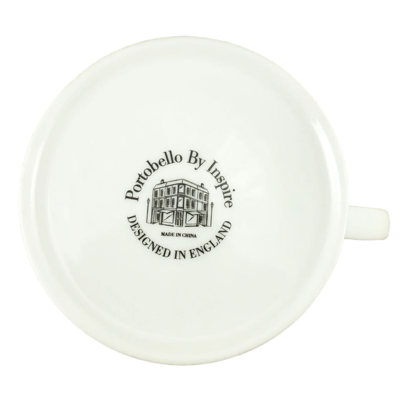 Leopard Skin Black Spots Abstract Mug Portobello By Inspire