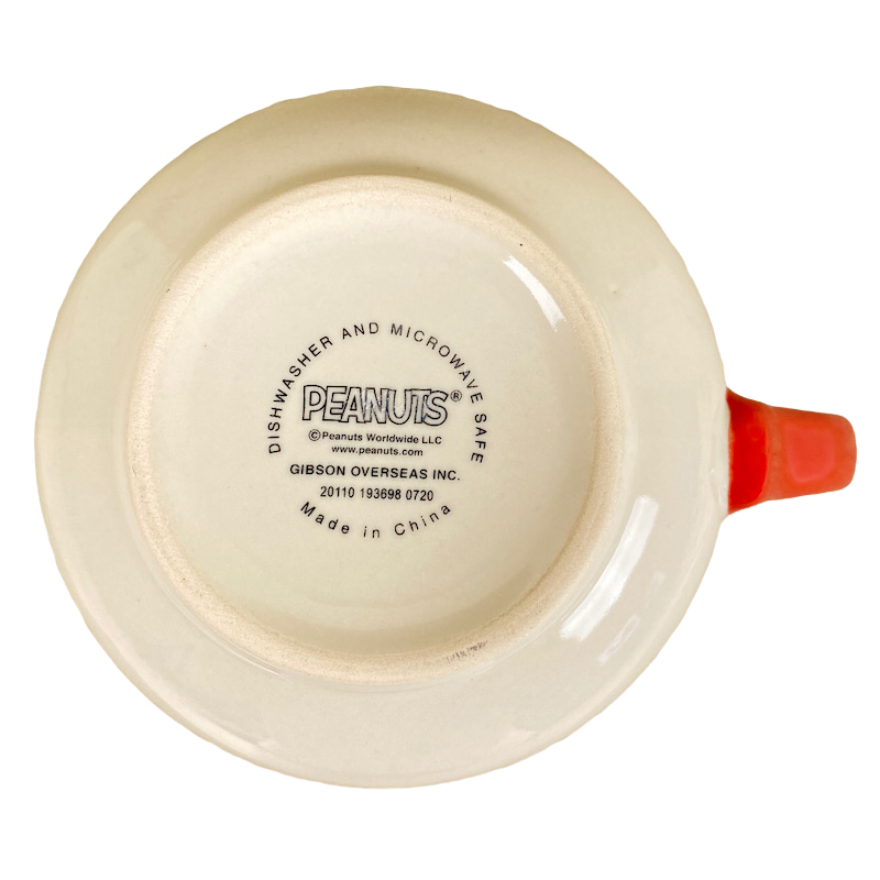 Snoopy Merry Holly Etched Mug Gibson