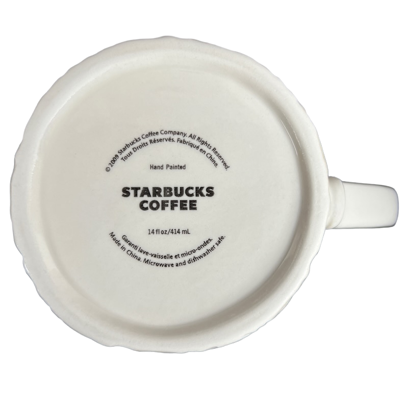 Embossed Tribal Texture 14oz Mug 2009 Starbucks