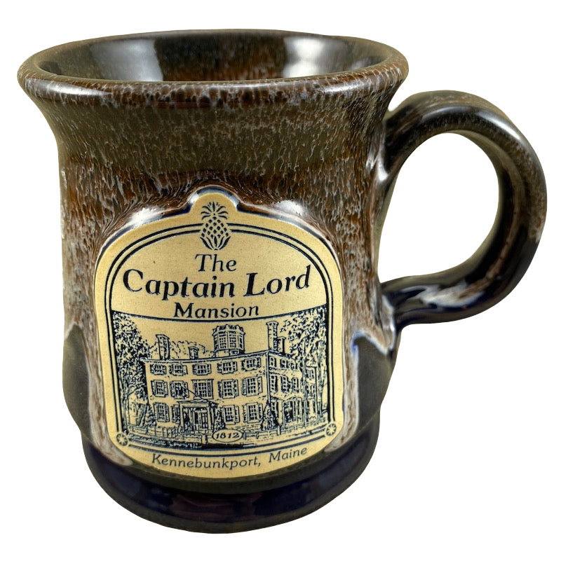The Captain Lord Mansion Kennebunkport Maine Mug Deneen Pottery