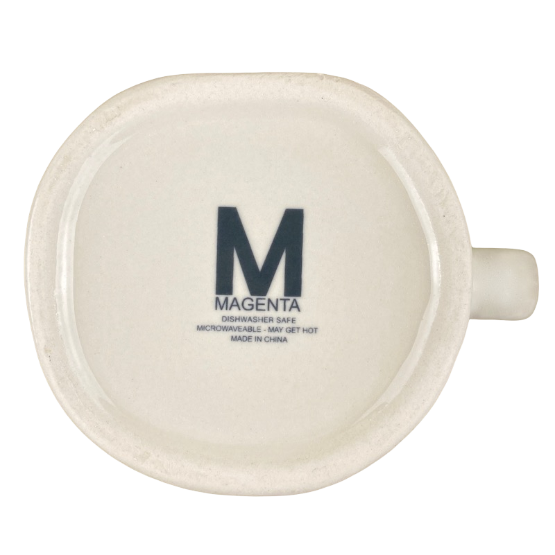 Rae Dunn I CAN'T EVEN Mug Cream Inside Magenta