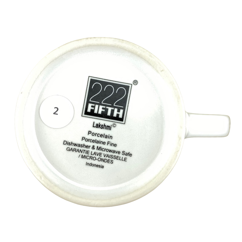 Lakshmi Peacock Mug 222 Fifth