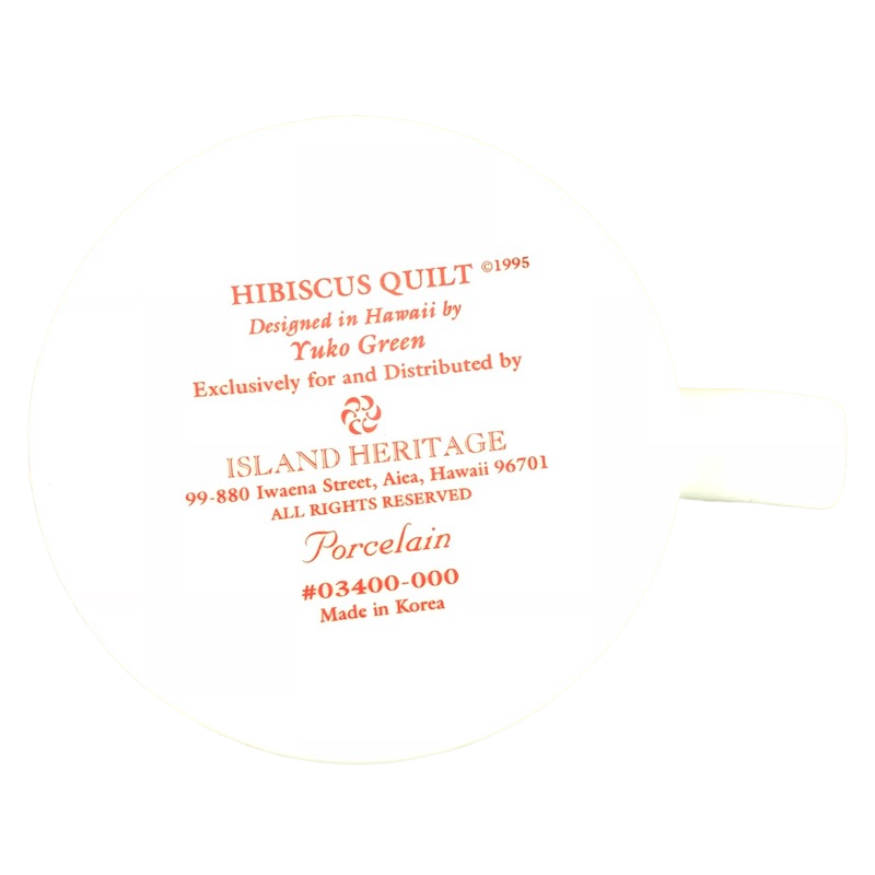 Hibiscus Quilt Mug Island Heritage