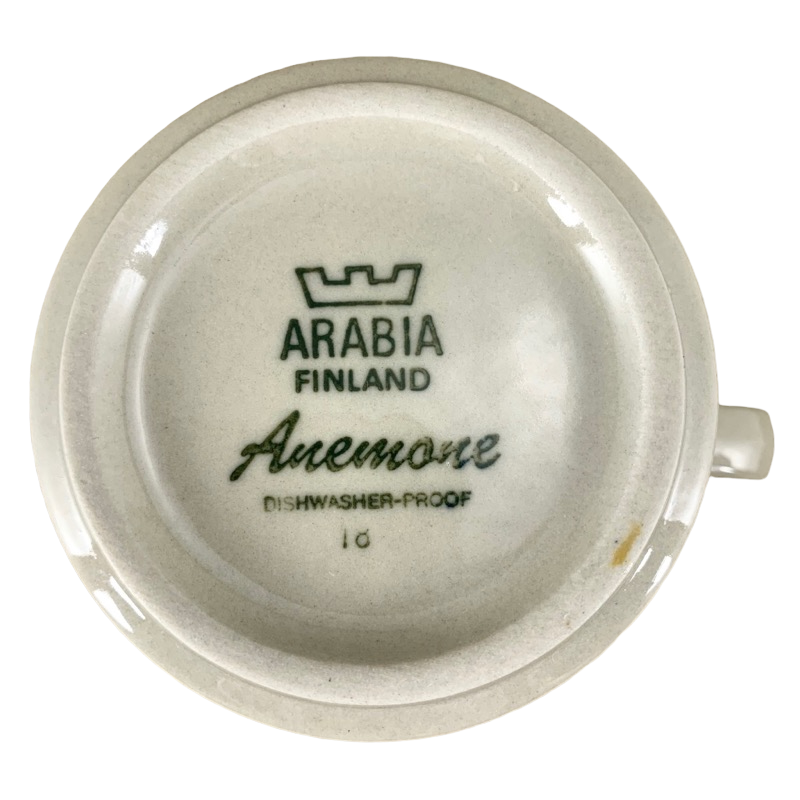 Anemone Mug Arabia Finland
