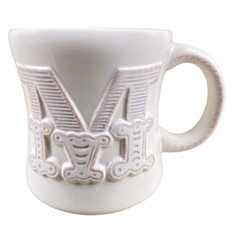 InitialM 11 oz Ceramic Mug Initial M Mug