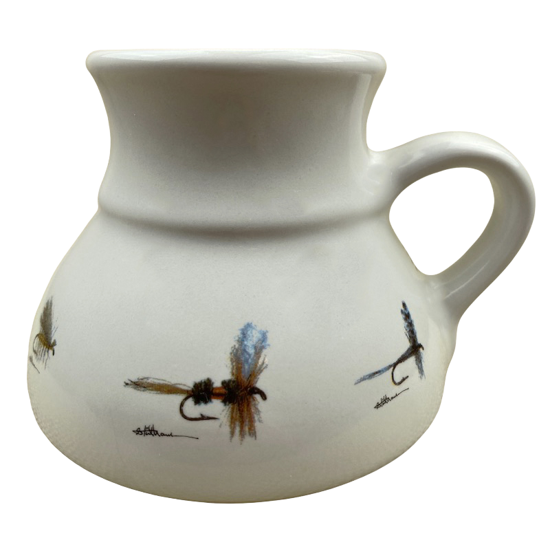 Fly fishing ceramic mug