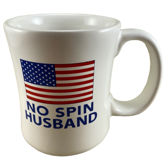 Bill O'Reilly No Spin Husband United States Flag Cream Mug Ceramic Source