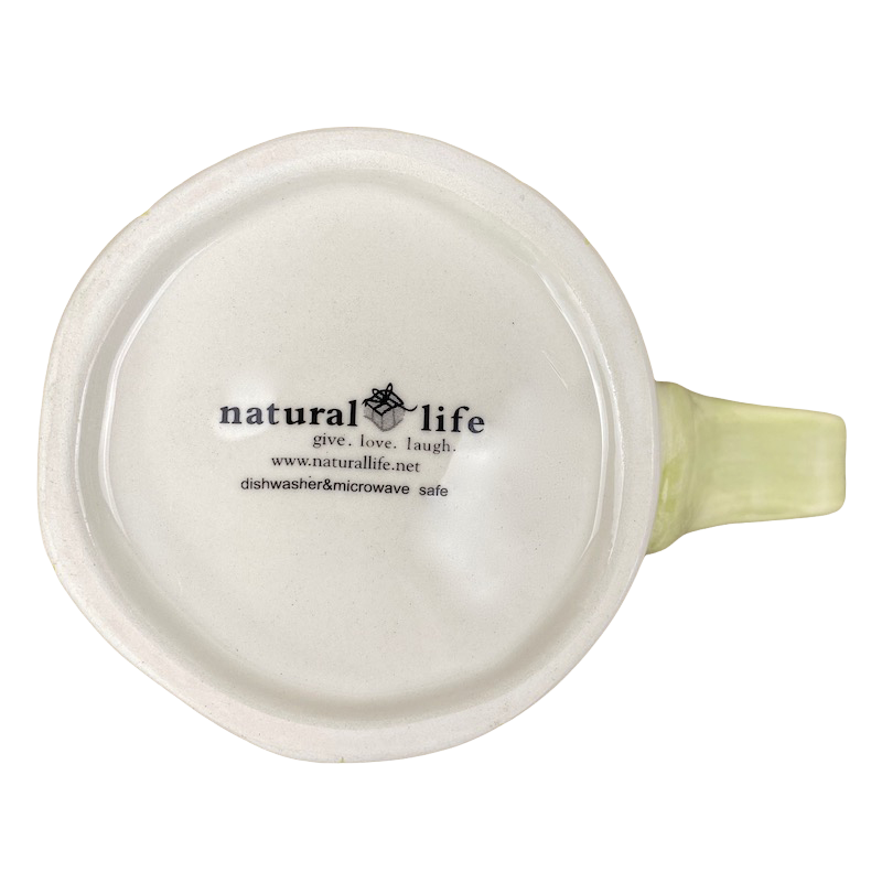 Everything Happens For A Reason Floral Mug Natural Life