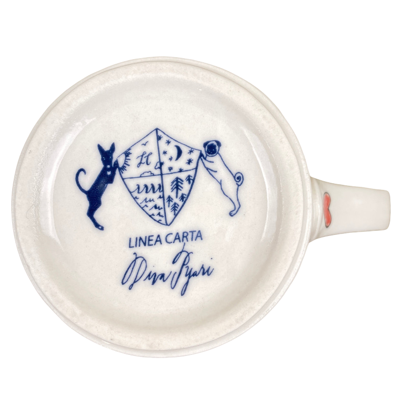 I Love London Diva Pyari Vignette Mug Linea Carta Anthropologie