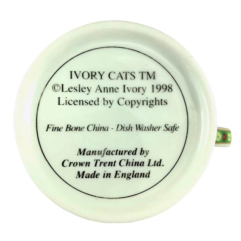 Ivory Cats Lesley Anne Ivory Mug Crown Trent