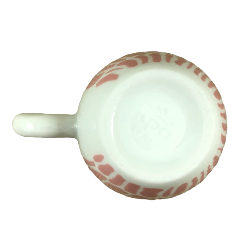 Illy Espresso Abstract Pink Design Demitasse Mug IPA Italy