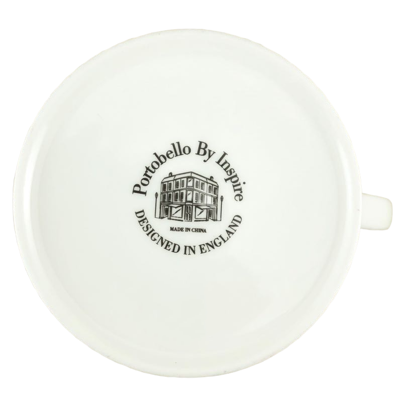 Leopard Skin Gray Spots Abstract Mug Portobello By Inspire