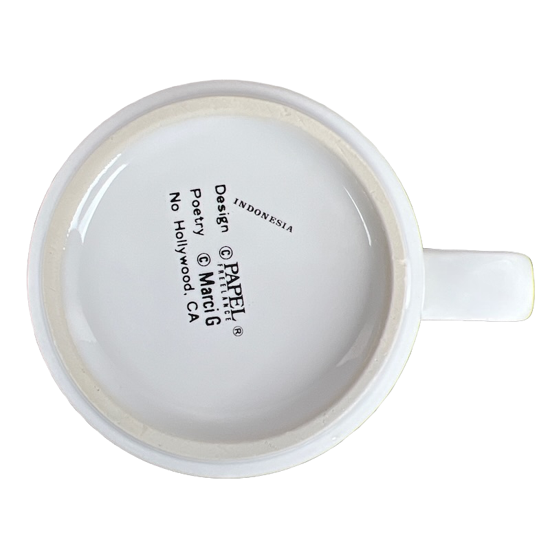 RYAN Poetry Name Gray Interior Mug Papel