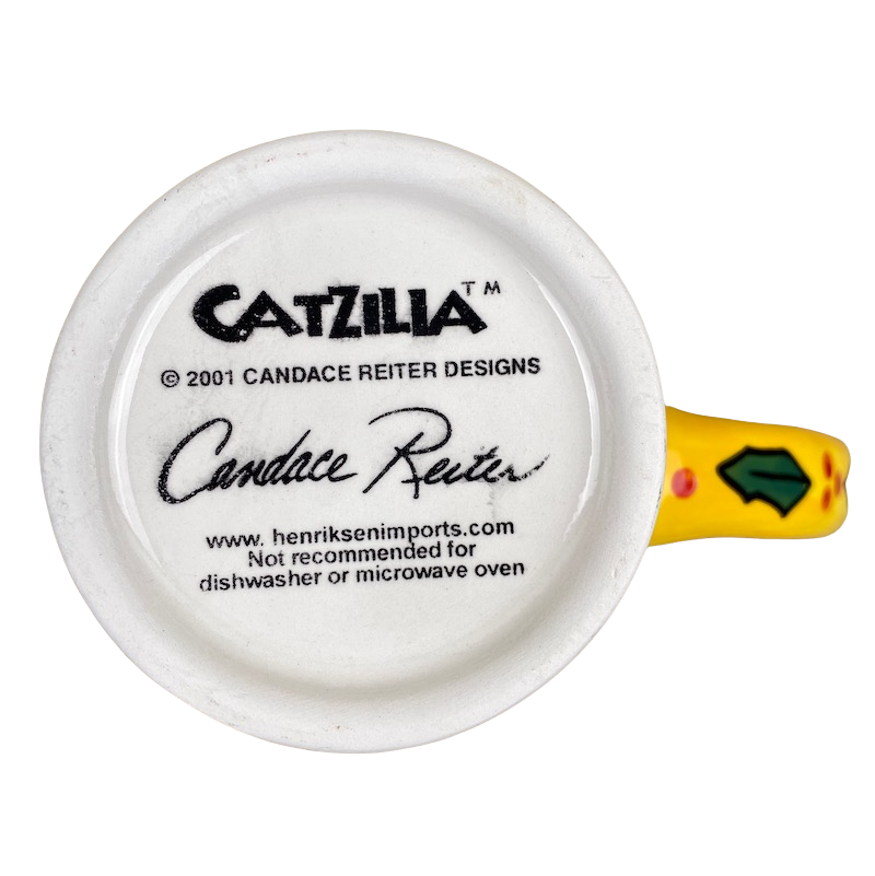 Catzilla Candace Reiter Designs Colorful Christmas Tall Mug Henriksen Imports