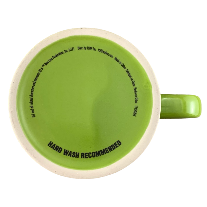 Elf I Just Like Smiling Smiling Is My Favorite Oversized Mug ICUP