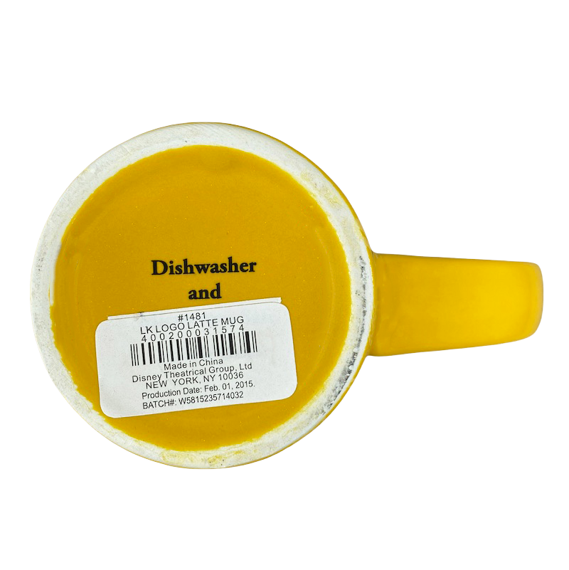 The Lion King Broadway Logo Latte Mug Disney