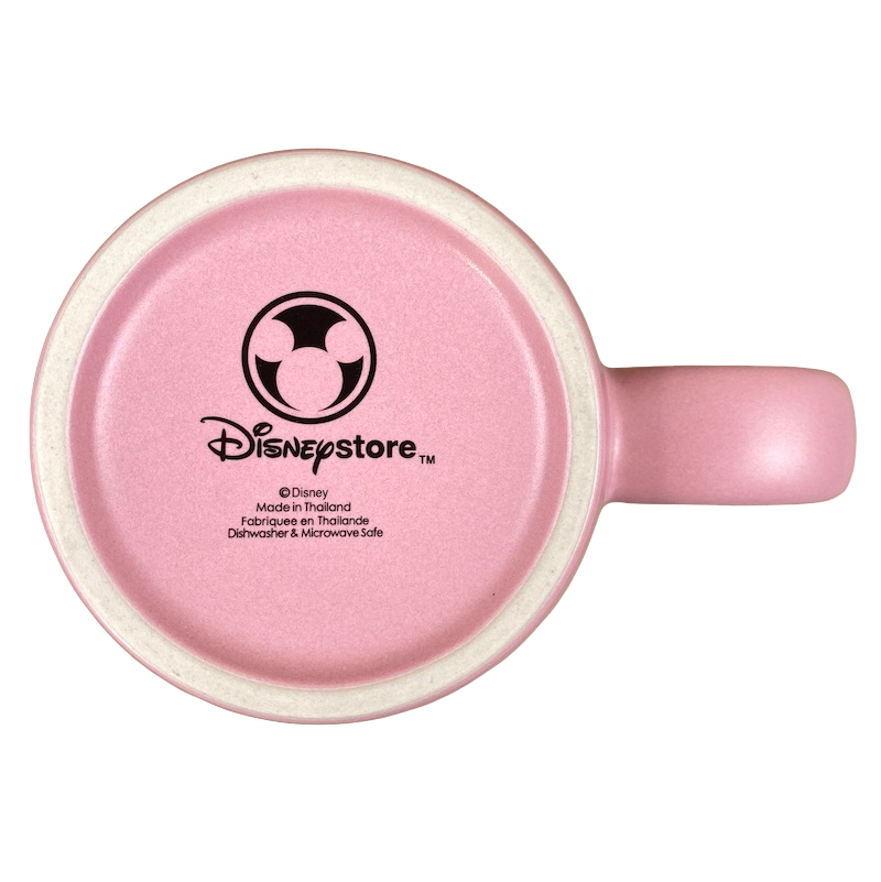 Tinker Bell Tink Holding Pink Flowers Large Pink Mug Disney Store