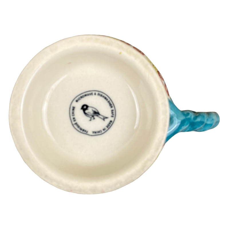 Elka Ayaka Pedestal With Twisted Blue Handle Mug Anthropologie