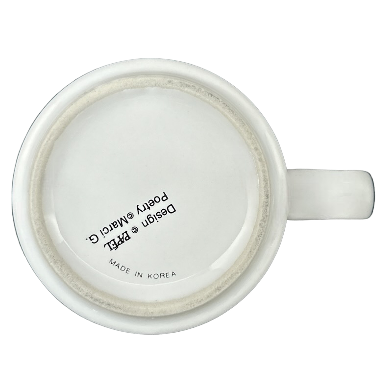 BILL Poetry Name Blue Interior Mug Papel