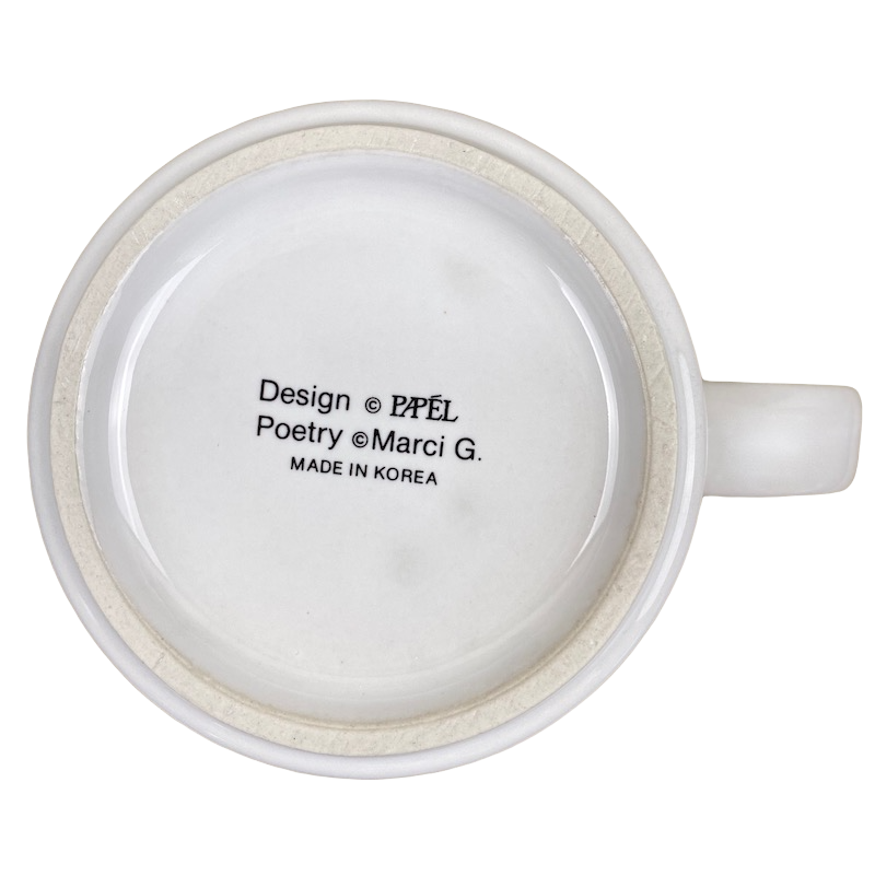 JAN Poetry Name Blue Interior Mug Papel