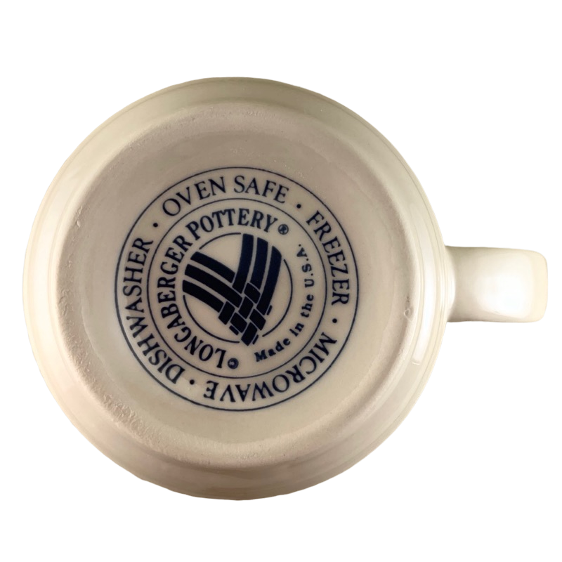Woven Traditions Blue Mug Longaberger
