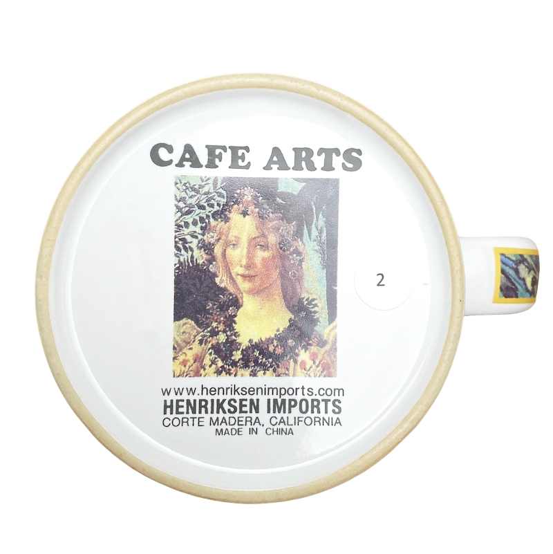 Vincent Van Gogh Floral Blue Irises Mug Cafe Arts