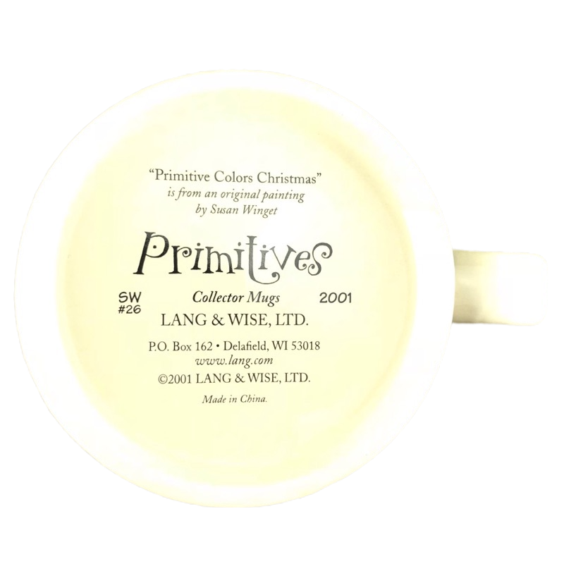 Primitives Collector Mug Primitive Colors Christmas Susan Winget Mug Lang & Wise