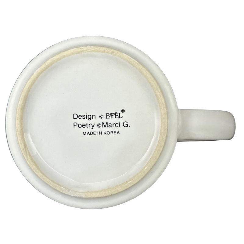 LINDA Poetry Name Blue Interior Mug Papel