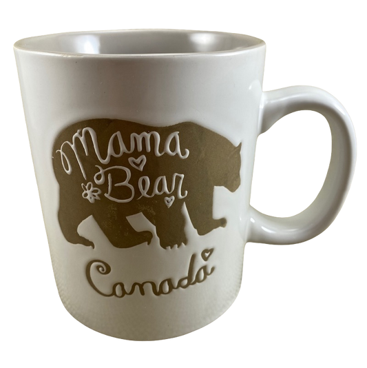 Mama Bear Canada Etched Mug
