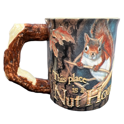 Balancing Act-Squirrel Mia Lane This Place Is A Nut House! Embossed Mug Wild Wings