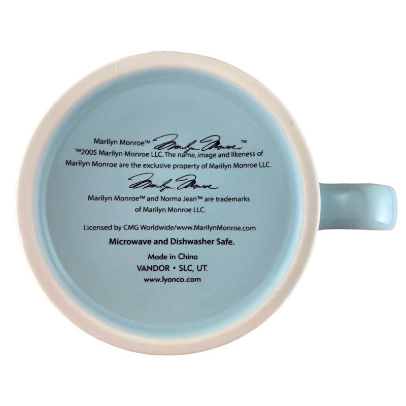 Marilyn Monroe Signature And Quotes Mug Vandor