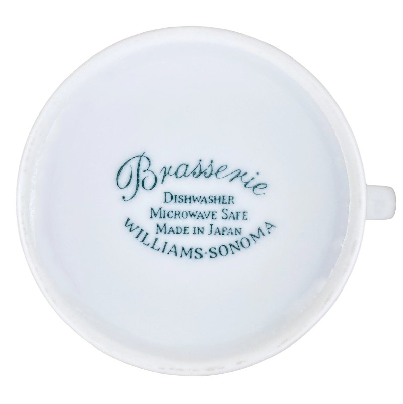 Brasserie Tan Rim Mug Williams-Sonoma