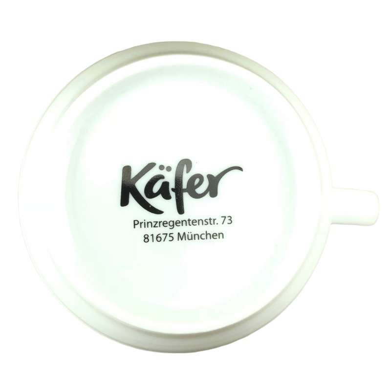 Dog And Clothesline German Grocery Store Mug Kafer